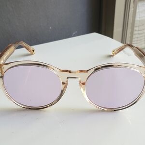 Chloe sunglasses light gold w a hue of purple lens